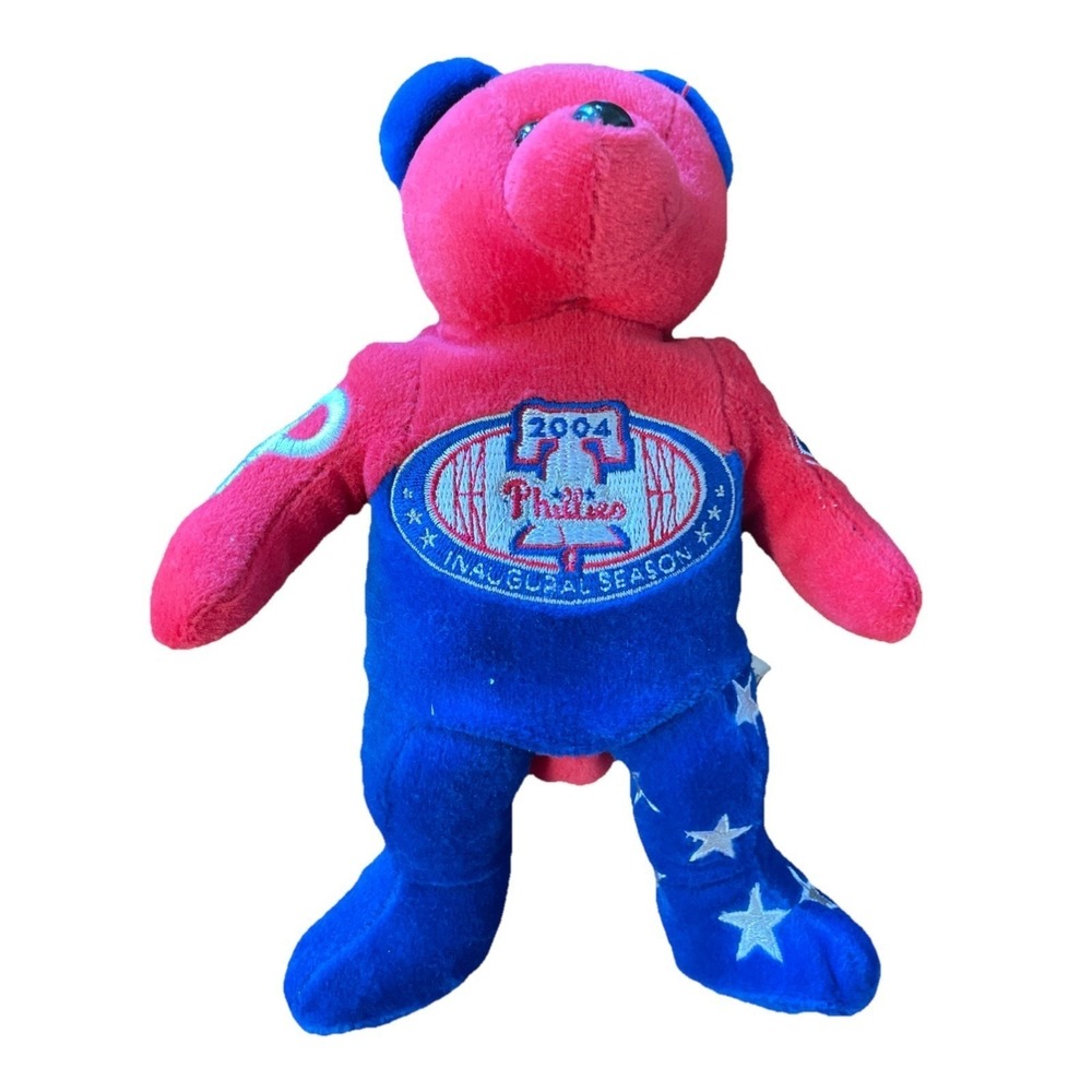Philadelphia Phillies 2004 Inaugural Season Citizens Bank Park Team Beans Bear